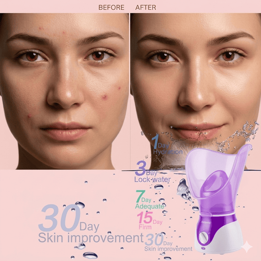Facial Steamer - Professional Nano Ionic Face Steamer for Deep Pore Cleansing