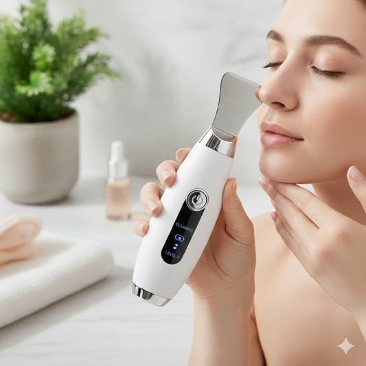 Ultrasonic Skin Scrubber - Professional Blackhead & Pore Cleaner