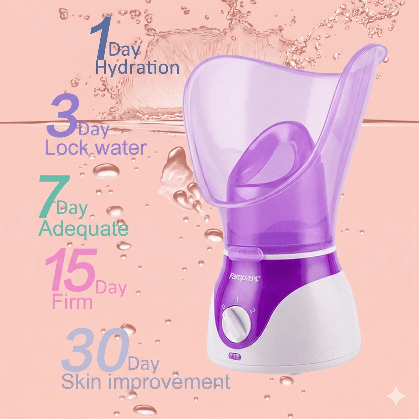 Facial Steamer - Professional Nano Ionic Face Steamer for Deep Pore Cleansing