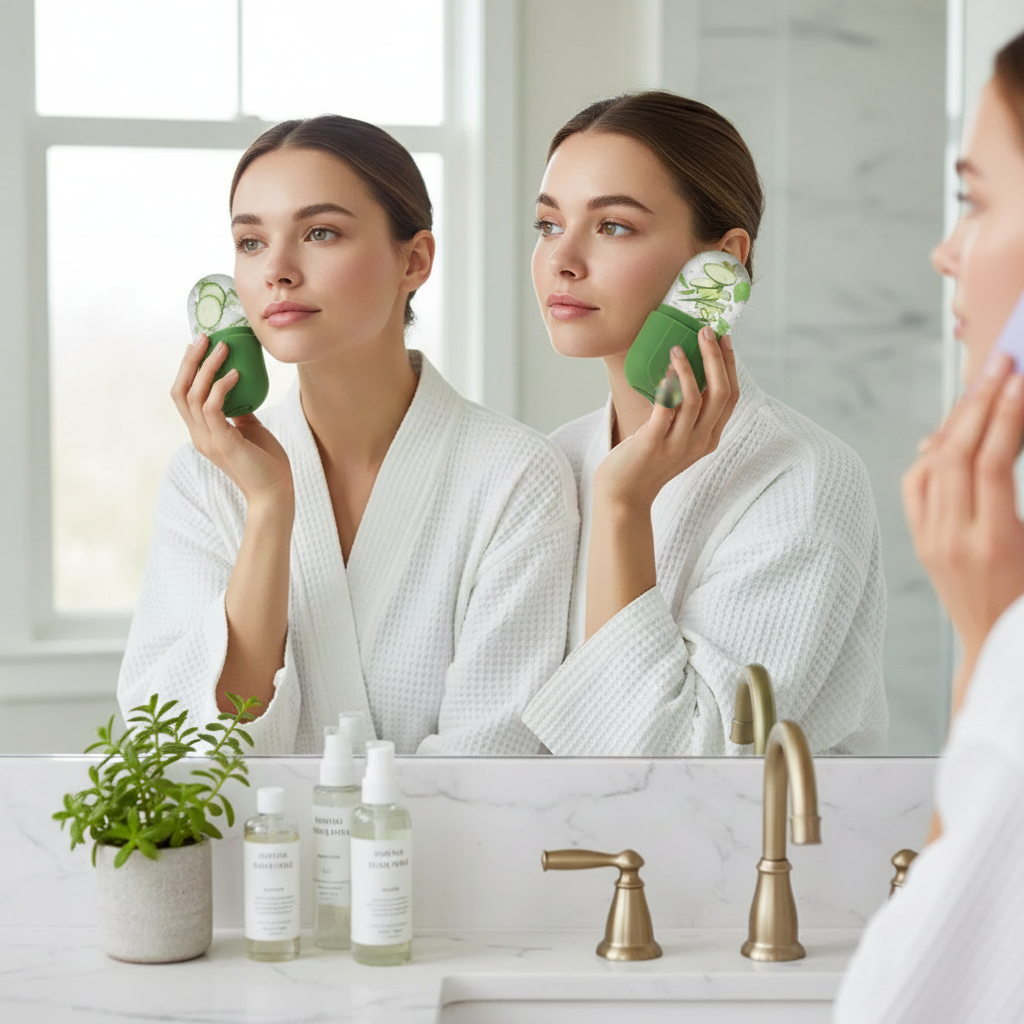 Ice Facial Roller - Face & Neck Massager