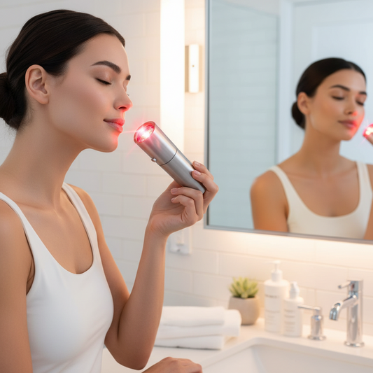 Red Light Therapy Wand - 5 Wavelength LED Device for Face & Body
