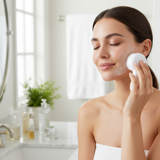 5-in-1 Electric Facial Cleansing Brush - Deep Pore Cleansing & Exfoliating Device