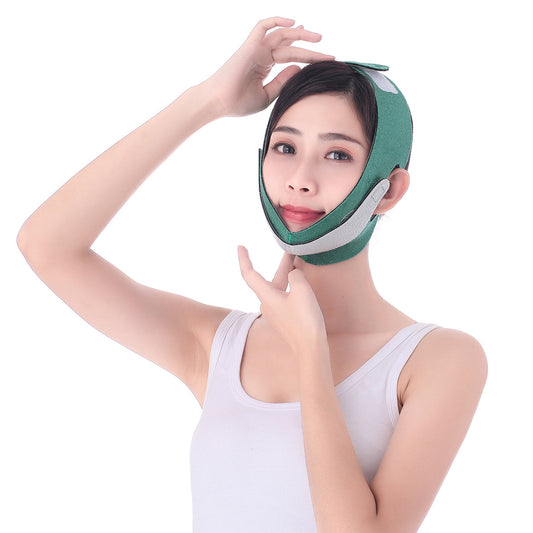 V-Shaped Face Lifting Strap - Double Chin Reducer & Jawline Slimming Mask