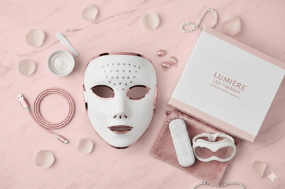 LED Light Therapy Face Mask - 7 Color Rechargeable Anti-Aging Device