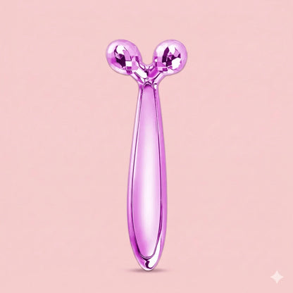 3D Y-Shape Facial Roller - Contour 3 Areas at Once for Faster Results