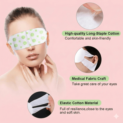 Self-Heating Steam Eye Mask - 5 Pack for Tired Eyes & Dark Circles