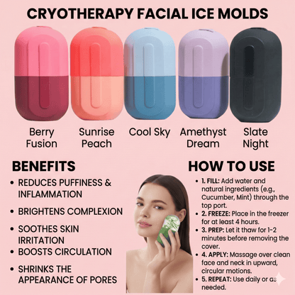 Ice Facial Roller - Face & Neck Massager