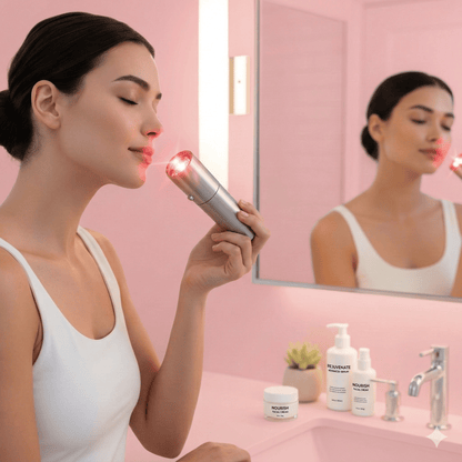 Red Light Therapy Wand - 5 Wavelength LED Device for Face & Body