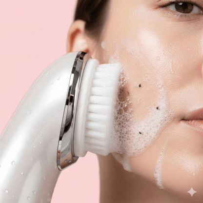 5-in-1 Electric Facial Cleansing Brush - Deep Pore Cleansing & Exfoliating Device
