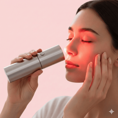 Red Light Therapy Wand - 5 Wavelength LED Device for Face & Body