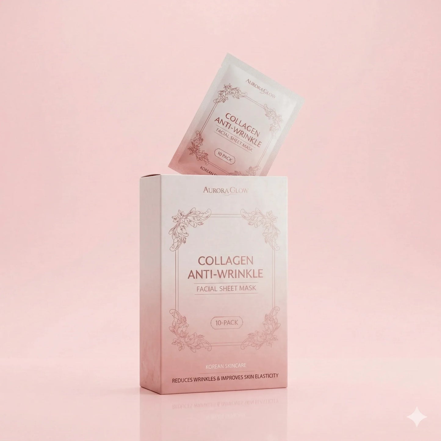 Collagen Anti-Wrinkle Facial Mask - 10 Pack Korean Skincare