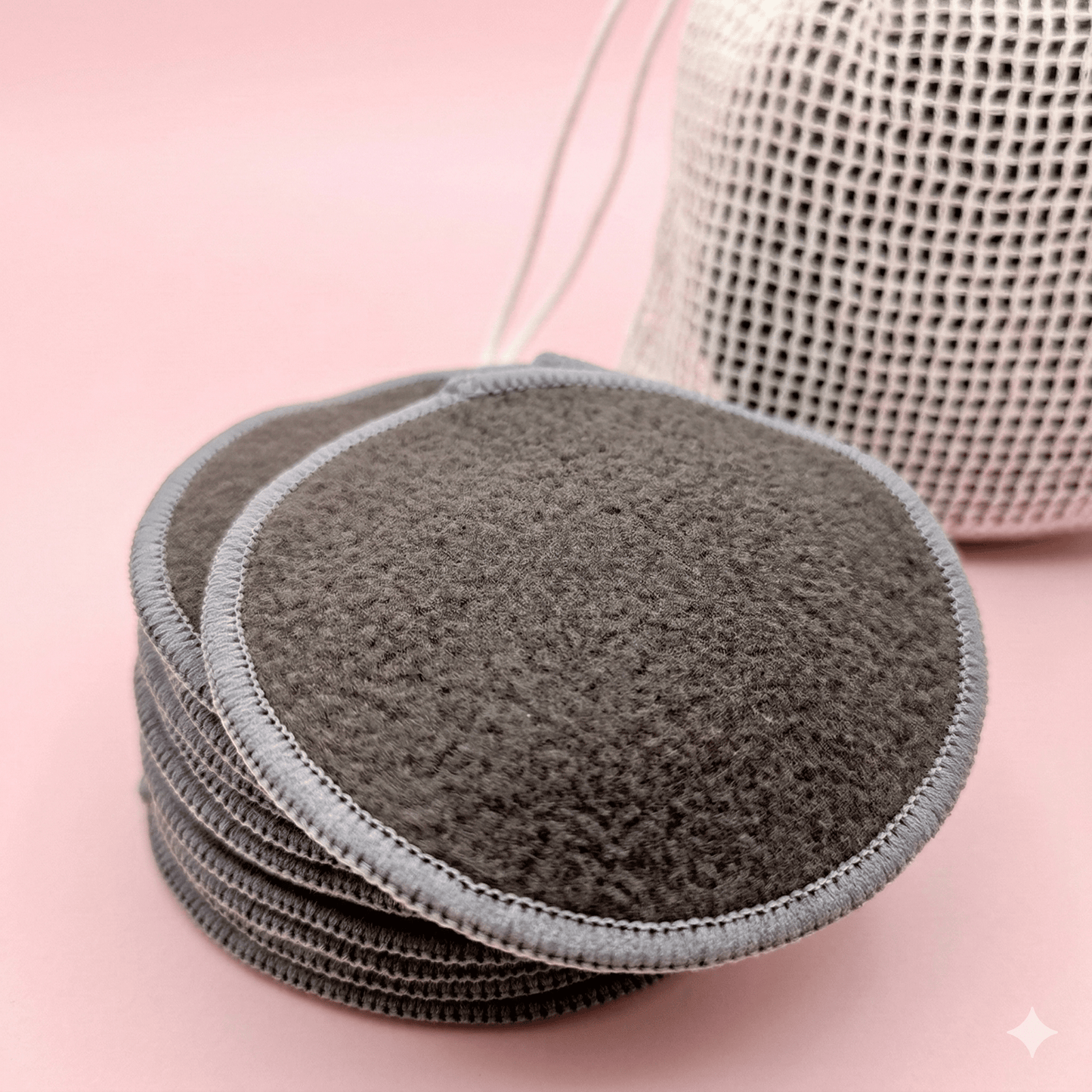 Reusable Bamboo Makeup Remover Pads - 12 Pack Eco-Friendly Cleansing Rounds