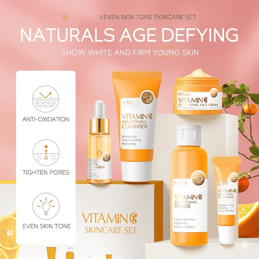 Vitamin C Brightening 5-Piece Skincare Set