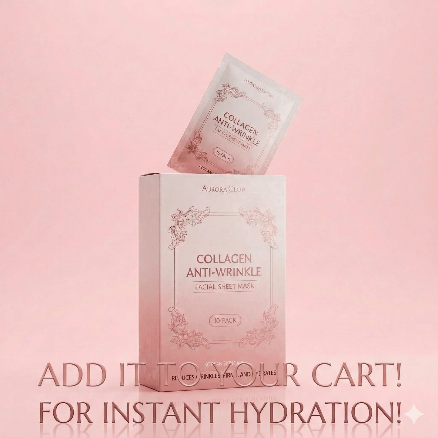 Collagen Anti-Wrinkle Facial Mask - 10 Pack Korean Skincare