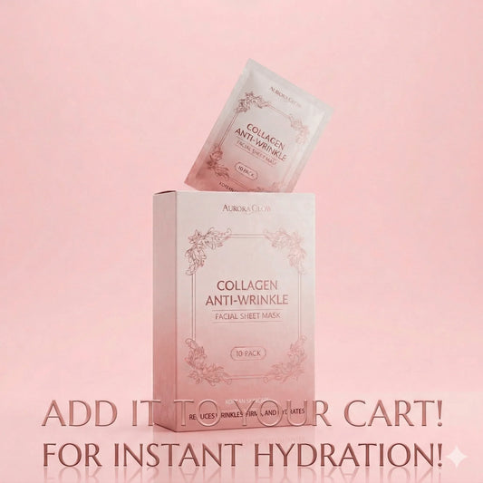 Collagen Anti-Wrinkle Facial Mask - 10 Pack Korean Skincare