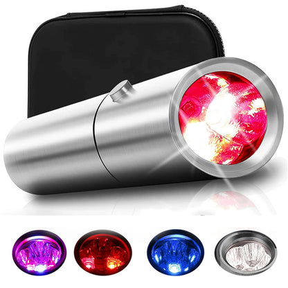 Red Light Therapy Wand - 5 Wavelength LED Device for Face & Body