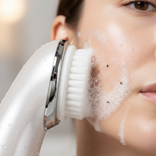 5-in-1 Electric Facial Cleansing Brush - Deep Pore Cleansing & Exfoliating Device