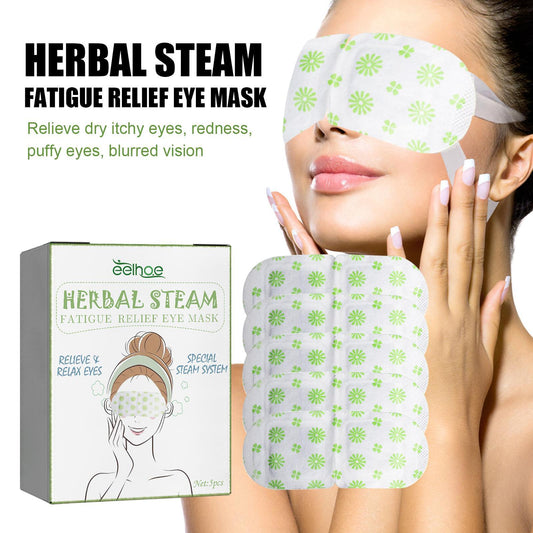 Self-Heating Steam Eye Mask - 5 Pack for Tired Eyes & Dark Circles